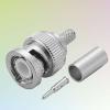 BNC crimp plug coaxial connector