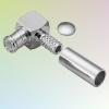 MCX right angle crimp plug coaxial connector - MCX series