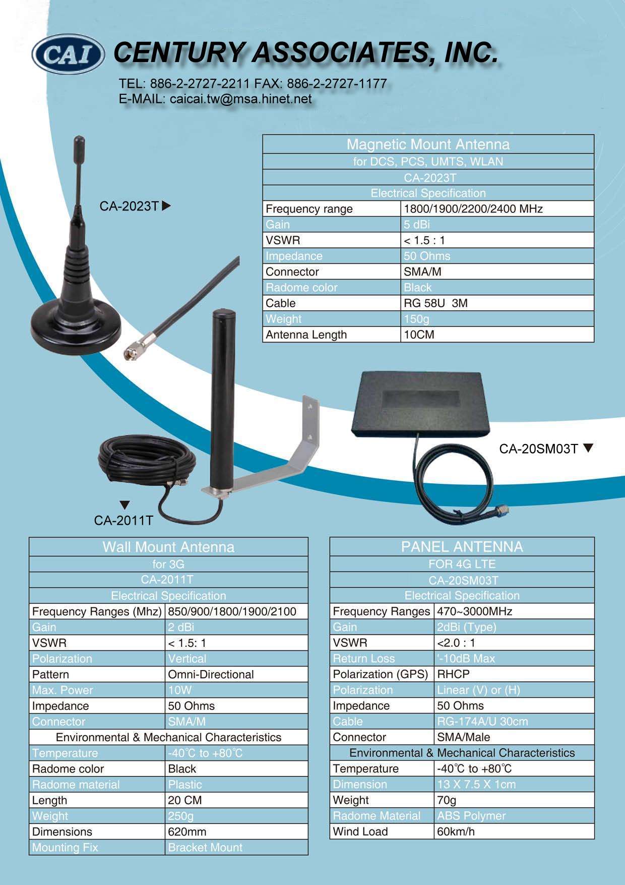 magnetic, wall mount and 4G antenna