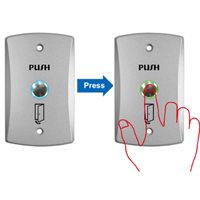 Bi-color LED push button