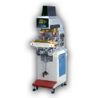 Two Color Slide Shuttle Pad Printing Machine