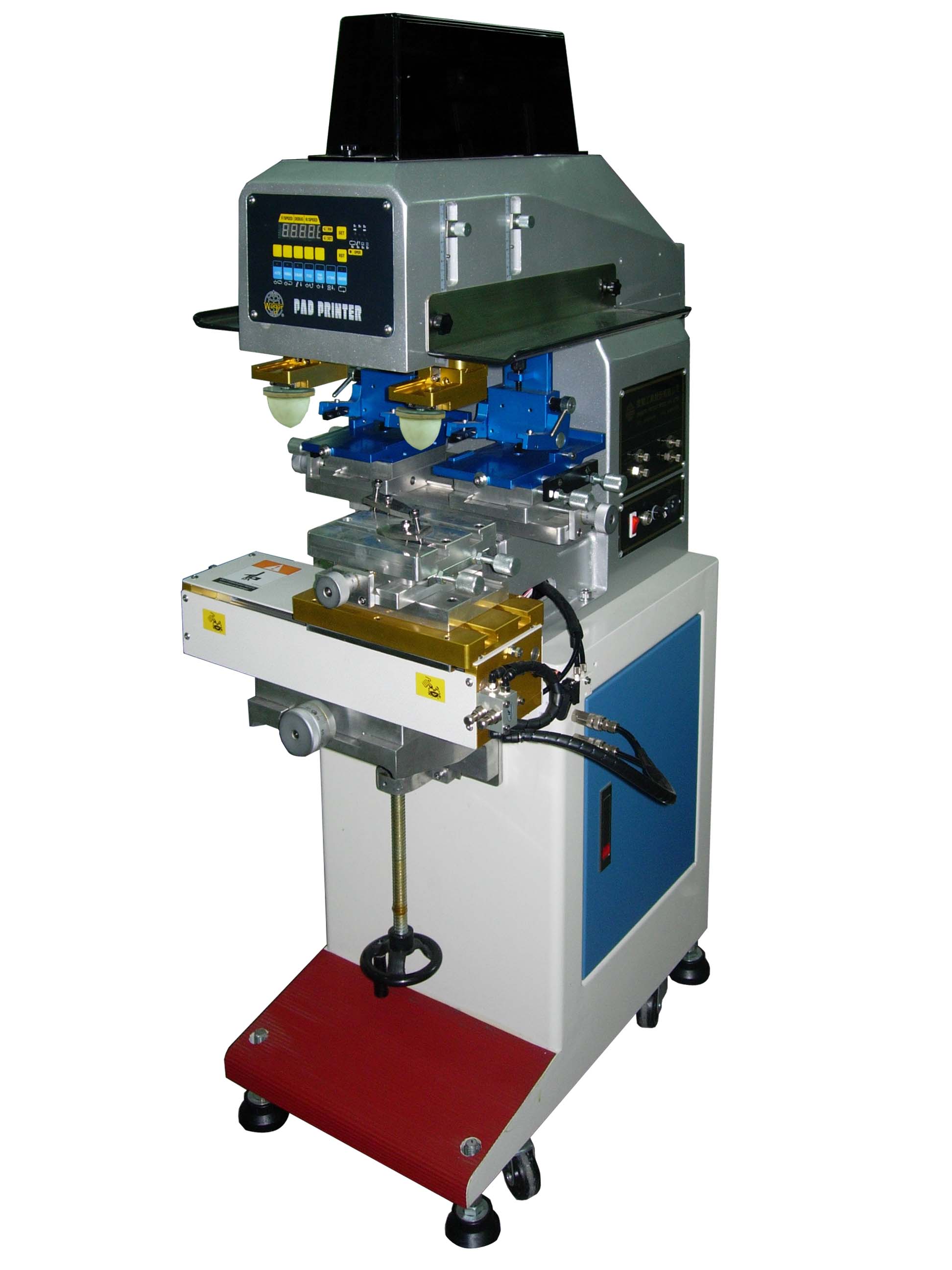 Two Color Sealed Ink Cup Pad Printer