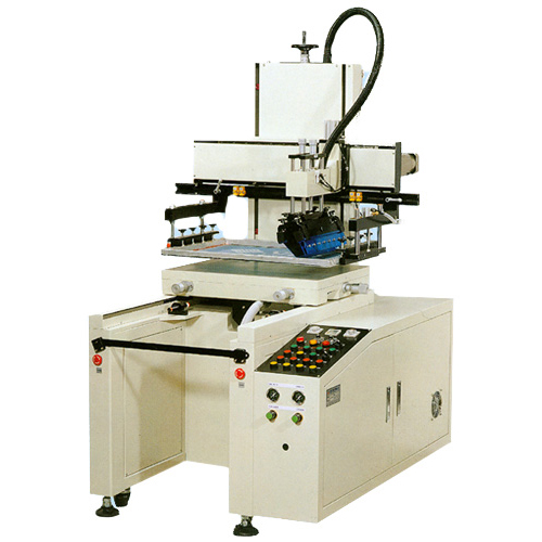Motor Slide Shuttle Type Flat Surface Screen Printer
