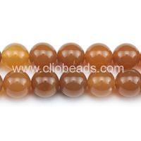 Natural Brown Opal Round Beads