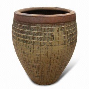 rustic garden pot