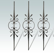wrought iron baluster