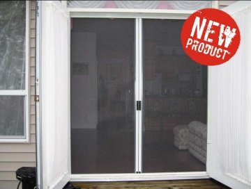 retractable insect screen door