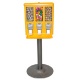 Triple candy vending machine