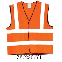 high-visibility warning waistcoasts