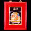 Precious Buddha Picture (Flat Brass with Colors)