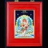 Precious Buddha Picture (Flat Brass with Colors)