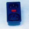 IEC 320 Power Inlet / Outlet with Voltage Selector