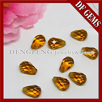 drop shape champagne glass gemstone for decorative