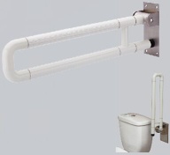 flip up fold away handicapped grab bar - MC3205 MicaCare