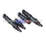 solar panels price with T 2 to 1branch type bnc connector - RHT-PV-604