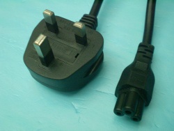UK style AC Plug and AC Cable Laptop Charger - UK style AC Plug