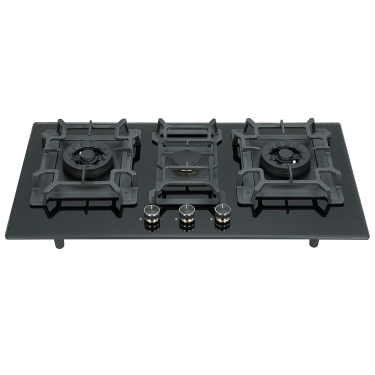 Glass Built in 3 Burner Gas Stove - 900MM - ALK-B888