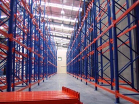 L2700*D1000*H6000 blue orange color steel heavy duty pallet racking system