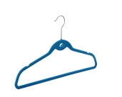 flocked Suit Hanger(with add-a-hook)