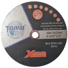 Flat cut-off wheel