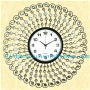 LISHUO sitting room of contemporary and contracted fashion set auger luxury creative clock ou clock mute supe large personal - LS11105