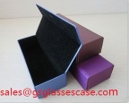 woman leather portfolio glasses case with handle, wholesale eyeglasses case for kids - 604