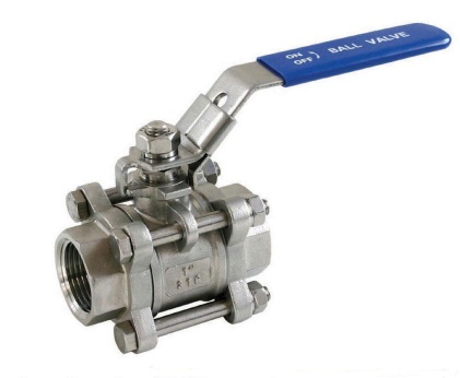3PC Ball valve with locking device - 3pc ball valve