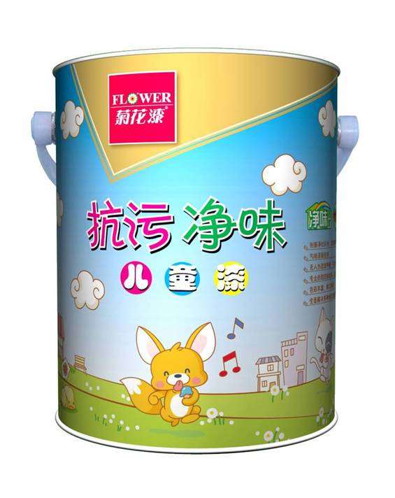 Flower Dirt-resistant Odourless Children Emulsion Paint