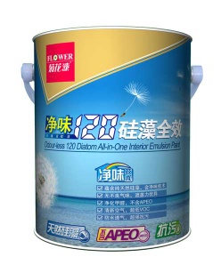 Flower “odor-less 120 diatom All-in-one” Interior Emulsion paint - ht002