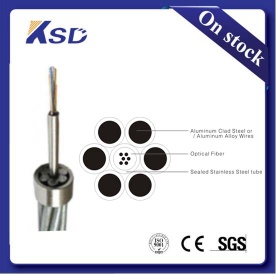 48 core central stainless steel tube fiber optic cable OPGW - OPGW Cable