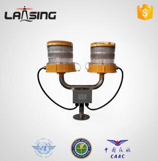 ZG2KD ICAO Dual Red Flashing medium intensity led aviation obstruction light,L-864 Dual medium light
