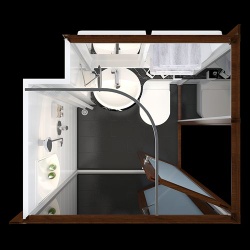 Ready made bathroom unit for hotels farmstays house remodelling