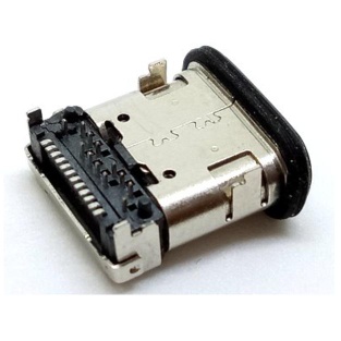 Waterproof USB 3.1 Type C connector, Top-Mount, DIP leg 1.6mm - MA15-05BA1