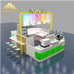 Custom Modern Shopping Mall Retail Food Kiosk Design Idea For Sale