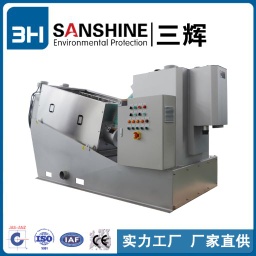 Screw Press Sludge Dewatering Machine/Dehydration Equipment for Wastewater and Textile Treatment