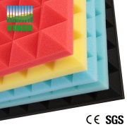 Music room noise reduction foam good price recording studio soundproofing polyurethane acoustic Pyramid foam - V-130