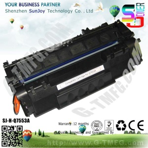 Sunjoy 53A toner cartridge Q7553A compatible for HP Laserjet 2014 2015