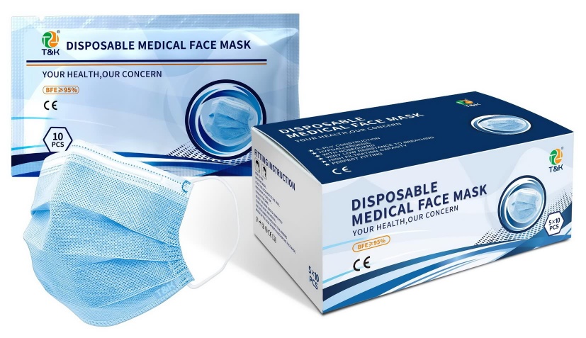 3 Ply Disposable Scented Mask (Pink: Mint Peach Icy, Green: Mint Lime Icy, Blue: Mint Citrus Icy) - TNK-KZ (Scented)