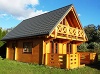 China manufacturerof easy assembly prefabricated building wooden hosue log cabin timber house - IG-2-N001