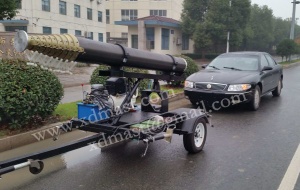 Trailer Mounted Pneumatic Mast – up to 30m - Pneumatic Mast