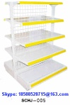 Goods Shelf 5-Layer Display Rack Iron Wire Mesh Back direct Sale SuperMarket/Shop/Store