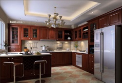 YALIG Solid Wood Kitchen Cabinet - YLG-SC