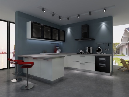 YALIG Polymer PETG Kitchen Cabinet - YLG-PETG