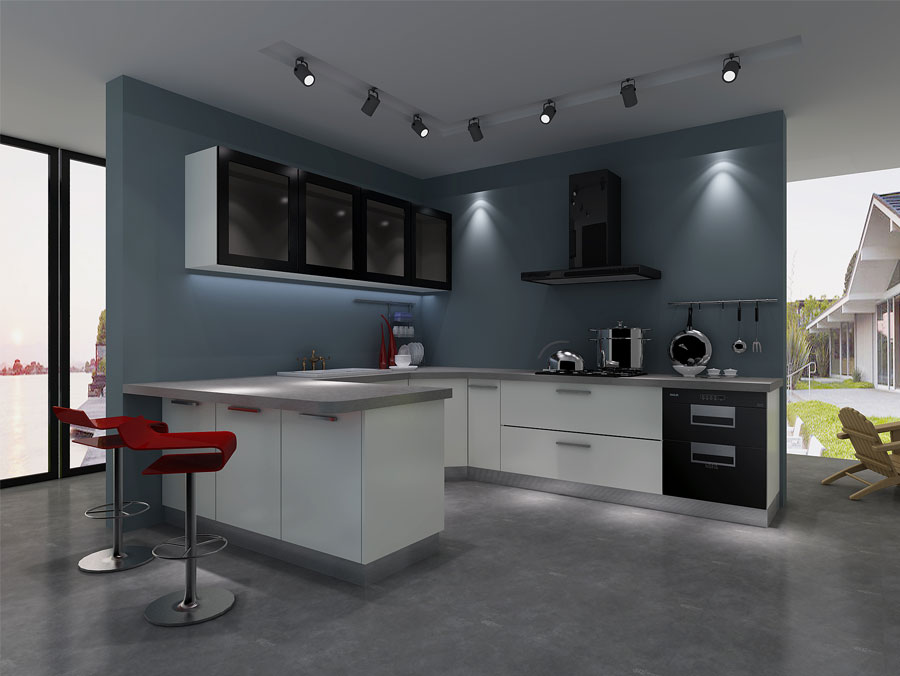 YALIG PETG Kitchen Cabinet