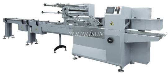YZB-2000 Horizontal Flow Wrapper for Bread/Bakery/Biscuit/Vegetable