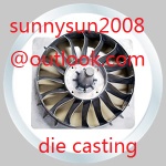 Aluminum die casting for fan shroud