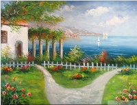 Seascape oil painting