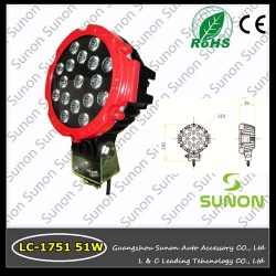 Waterproof LED Work lamp 51W