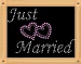 iron on rhinestone motif