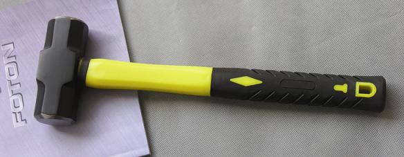 sledge hammer with wood handle/TPR handle,fibre glass handle